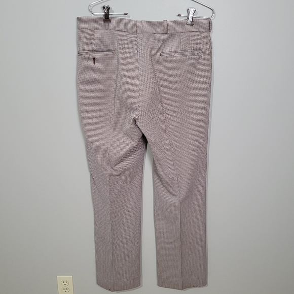 Vintage Brown houndstooth 70s pants - Picture 3 of 9